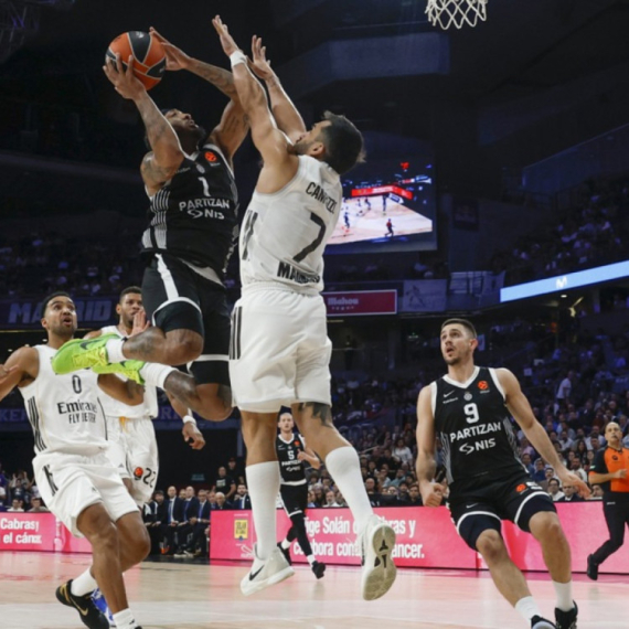 Partizan protiv Reala ima 0/8 – želi prekid tog niza na Petak 13.