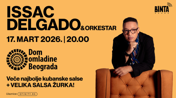 Zvezda kubanske salse premijerno u Beogradu: Issac Delgado 17. marta u Domu omladine