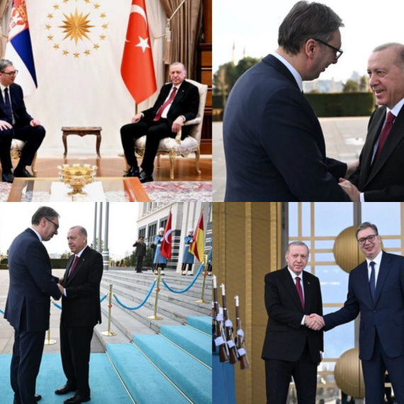 Vučić sa Erdoganom u Ankari: "Verujem da će razgovori dati dodatni zamajac strateškom partnerstvu sa Turskom"