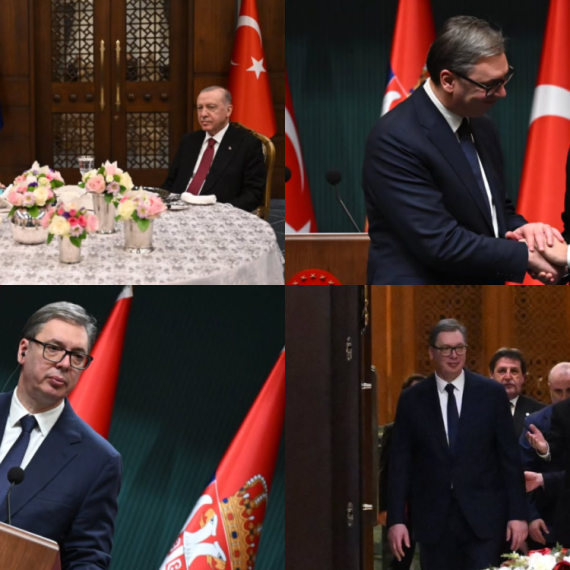 Vučić: Imali smo iskren i prijateljski razgovor; Erdogan: Uskoro ću posetiti Srbiju FOTO/VIDEO