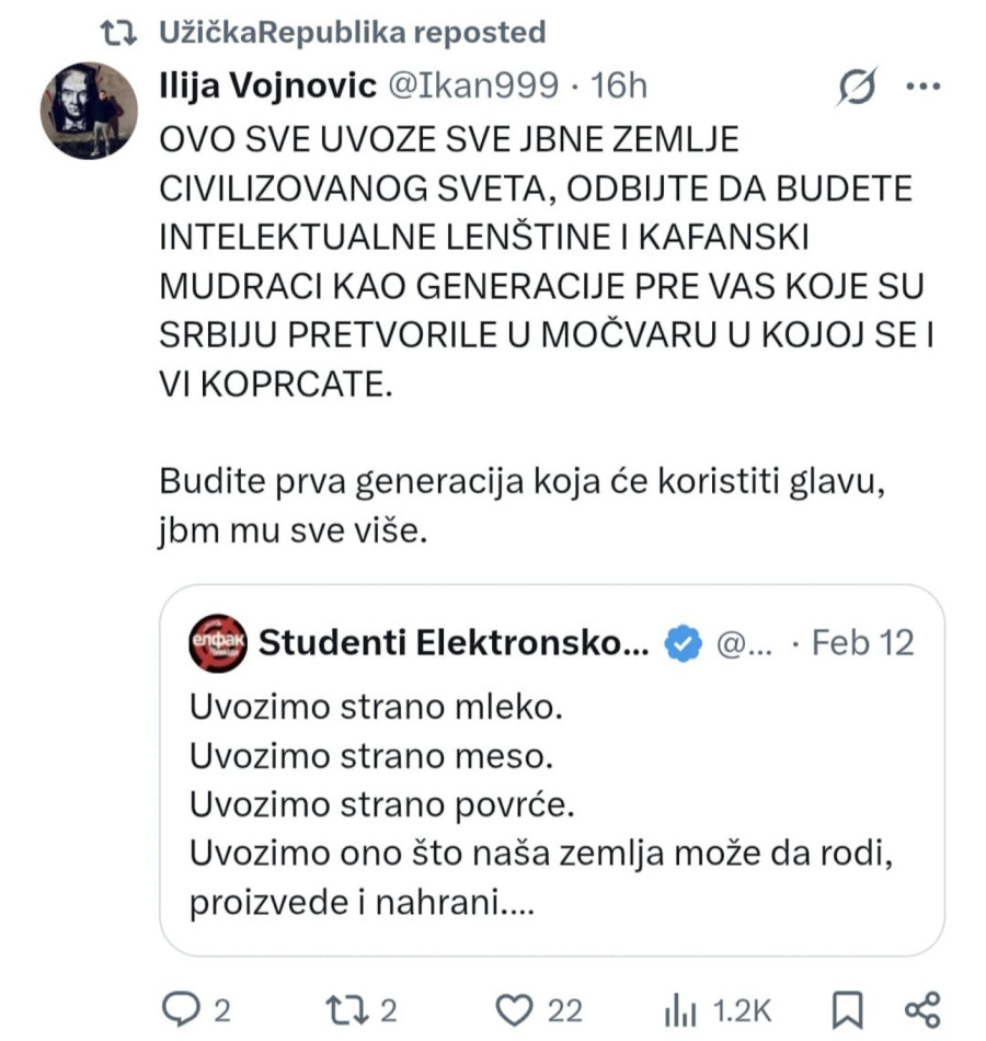 Blokaderi kritikuju poljoprivrednike: Zahtevi su vam glupost FOTO