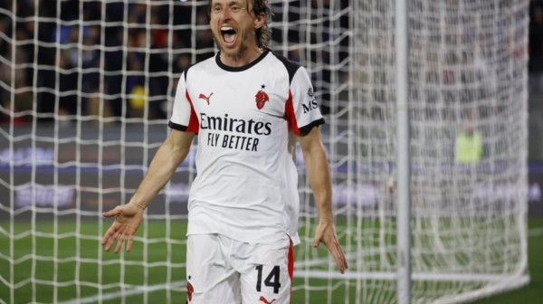 Modrić treći najstariji strelac u istoriji Serije A