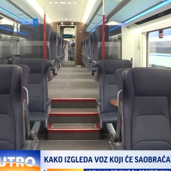 Ovako izgleda brzi voz koji će saobraćati do Budimpešte: Srpski ćilim na 200km/h VIDEO