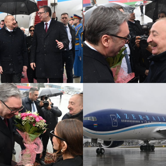 Alijev u poseti Srbiji: Vučić ga dočekao na aerodromu; "Ova poseta je snažan izraz prijateljstva" FOTO/VIDEO