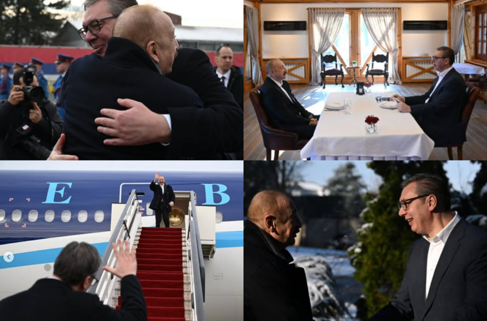 Nakon radnog doručka, Vučić ispratio Alijeva: Ova poseta je potvrda naših vrednosti; Do skorog viđenja FOTO