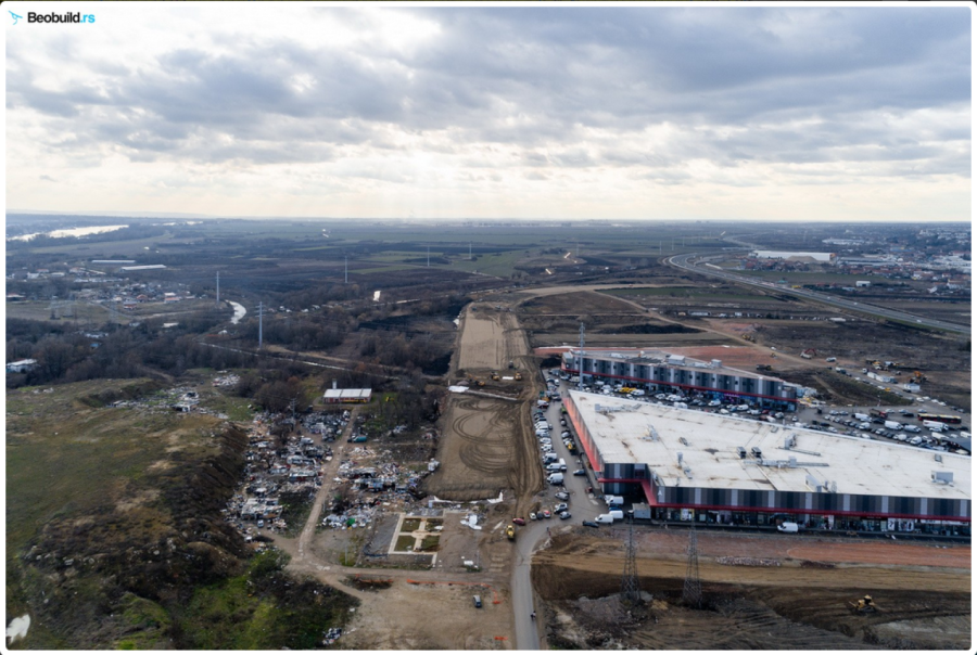 Evo kako teku radovi na produžetku ulice Jurija Gagarina FOTO