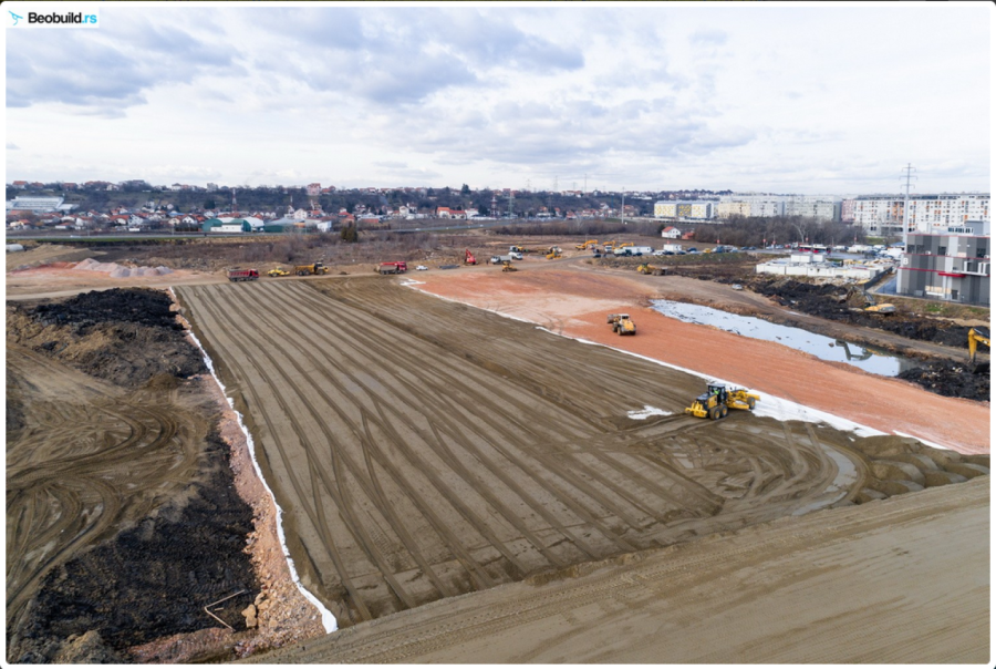 Evo kako teku radovi na produžetku ulice Jurija Gagarina FOTO