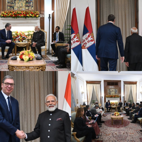 Vučić se sastao sa Modijem: Srbija vidi Indiju kao pouzdanog partnera; Uveren sam da smo na pravom putu FOTO