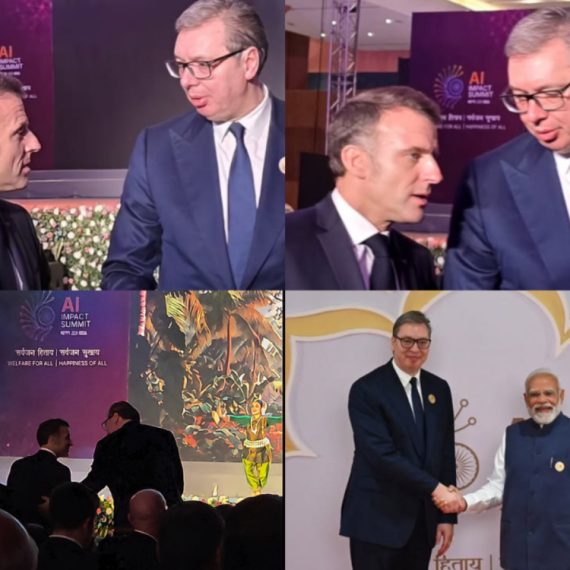 Vučić sa Makronom na večeri koju je priredio Modi; "Uvek srdačno i u dobrom raspoloženju" FOTO/VIDEO