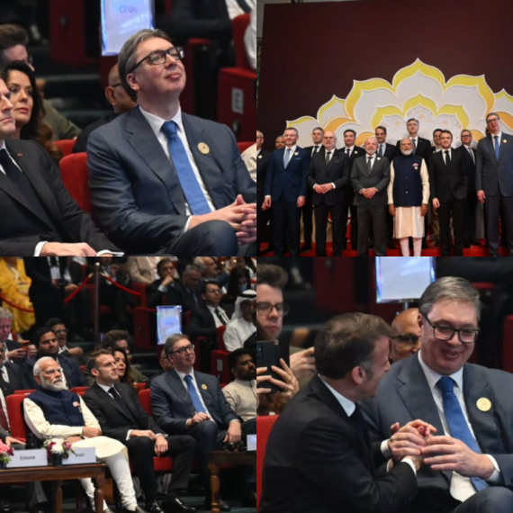 Vučić uz brojne svetske lidere; Srbija je odlučna da bude deo četvrte industrijske revolucije.