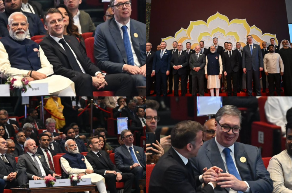 Vučić sa brojnim svetskim liderima na otvaranju Samita o veštačkoj inteligenciji FOTO/VIDEO