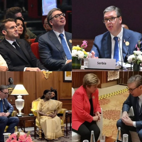Vučić se sastao sa predsednicom Indije: "Proširujemo saradnju"; Susreti sa svetskim liderima u Nju Delhiju