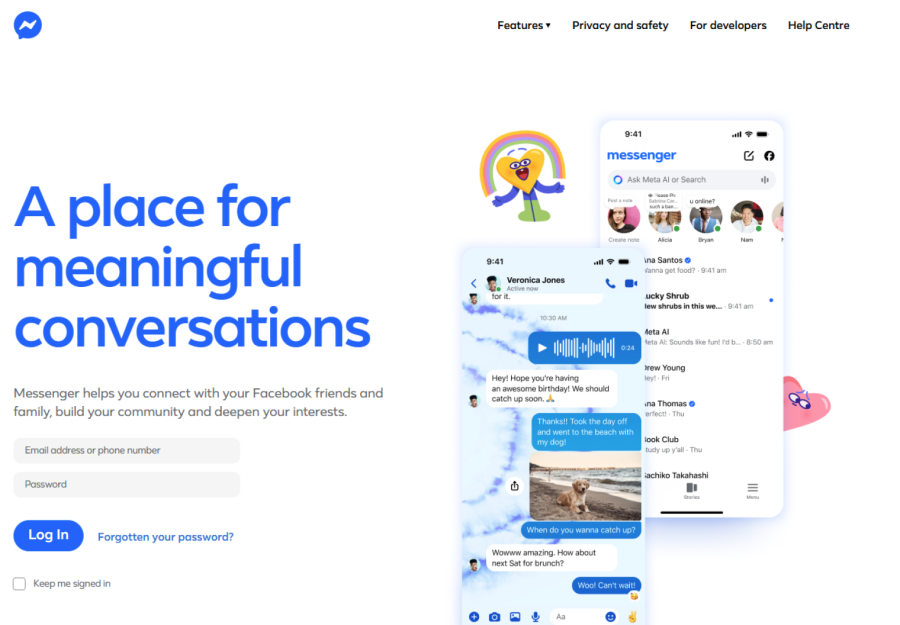 Gasi se Messenger.com