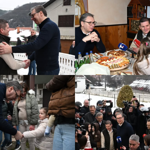 Vučić posetio porodicu Simeonović u Jasikovu: "Ljudi pronalaze razlog da se vrate u svoju zemlju" FOTO/VIDEO