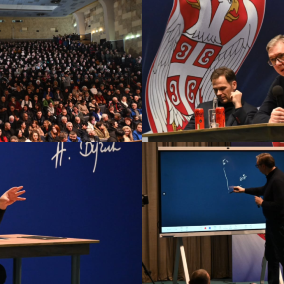 Vučić razgovara sa građanima u Boru: Država nije igračka; Bolnica će biti završena do 2030. godine FOTO/VIDEO