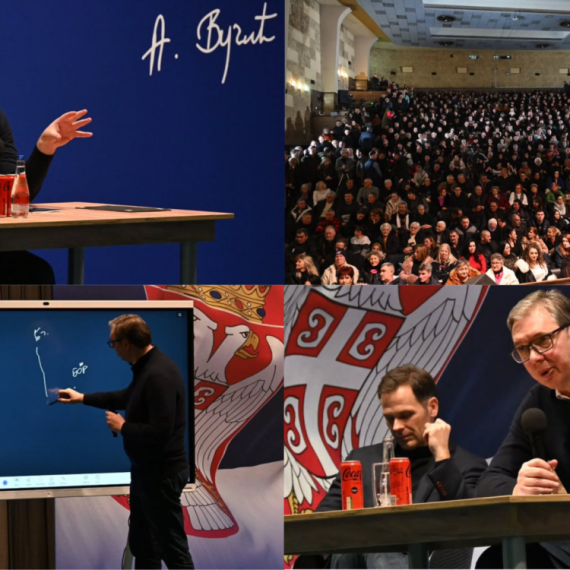 Vučić razgovara sa građanima u Boru: Država nije igračka; Bolnica će biti završena do 2030. godine FOTO/VIDEO