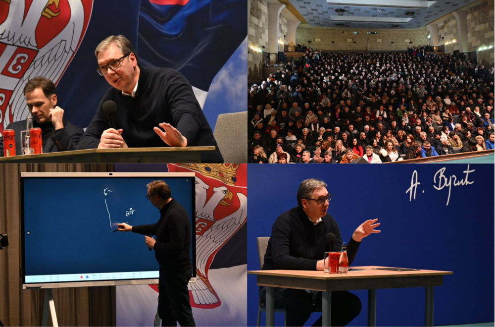 Vučić sa građanima u Boru: Blokaderi su poraženi; Uspeli smo da sačuvamo živote i obranimo Srbiju FOTO/VIDEO