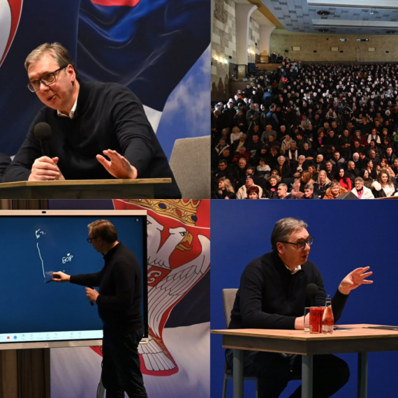 Vučić razgovara sa građanima u Boru: Država nije igračka; Bolnica će biti završena do 2030. godine FOTO/VIDEO