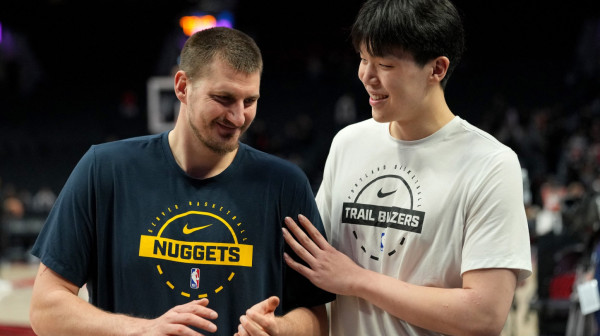 Konačno upoznao Jokića, ali ništa od poljupca VIDEO