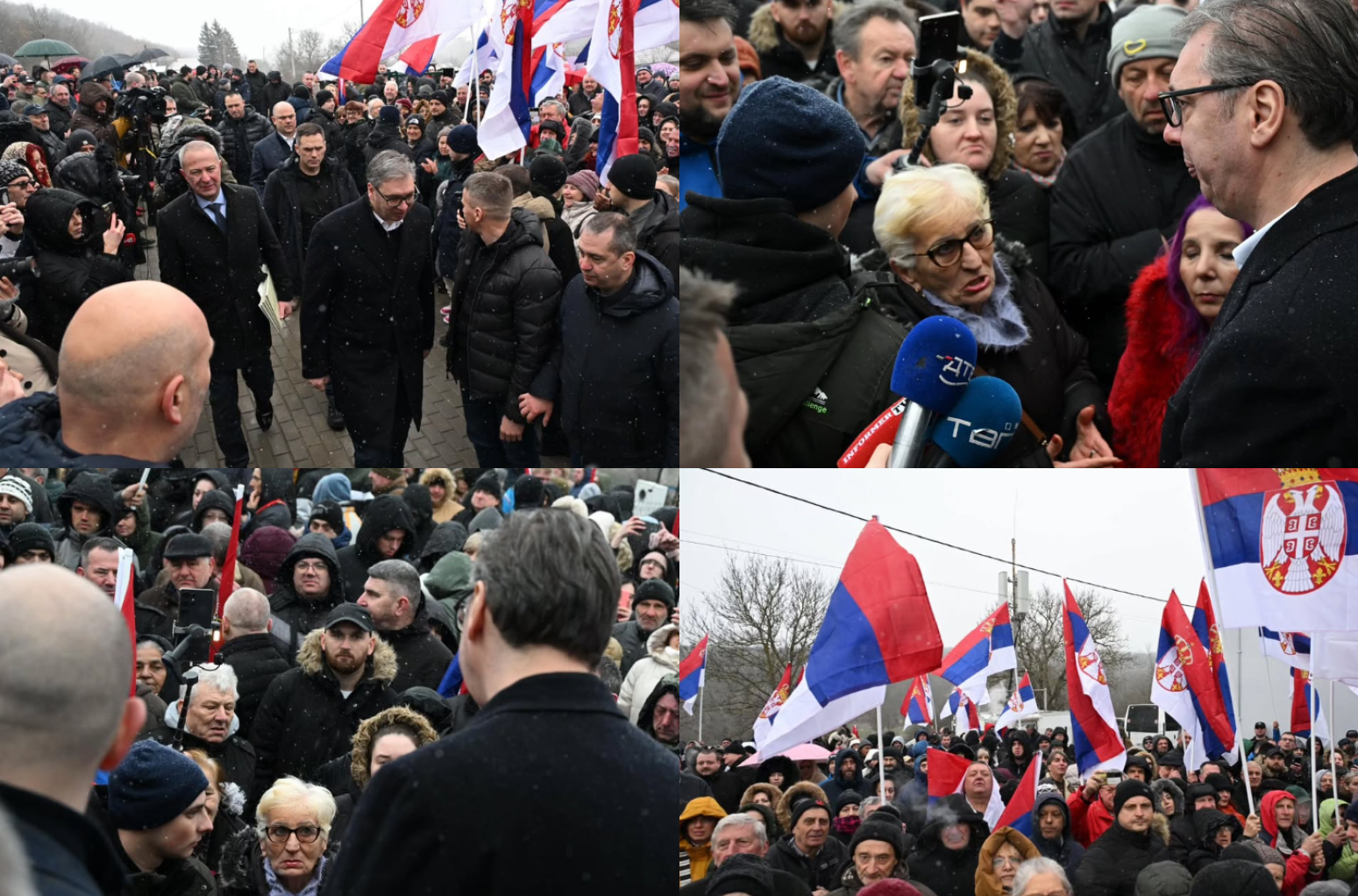 Vučić u Knjaževcu: Razgovara sa predsednicima mesnih zajednica; Uspeli smo da sačuvamo zemlju