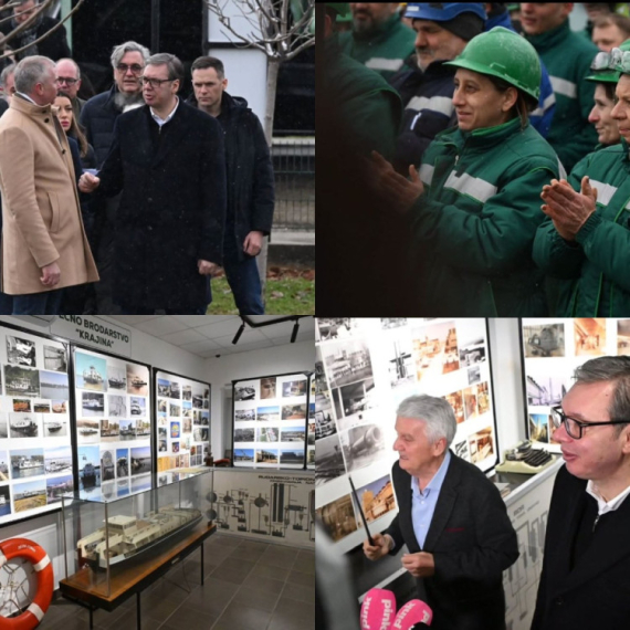 Posle Knjaževca i Rgotine, Vučić u Prahovu: Obišao muzej fabrike "Eliksir" FOTO/VIDEO