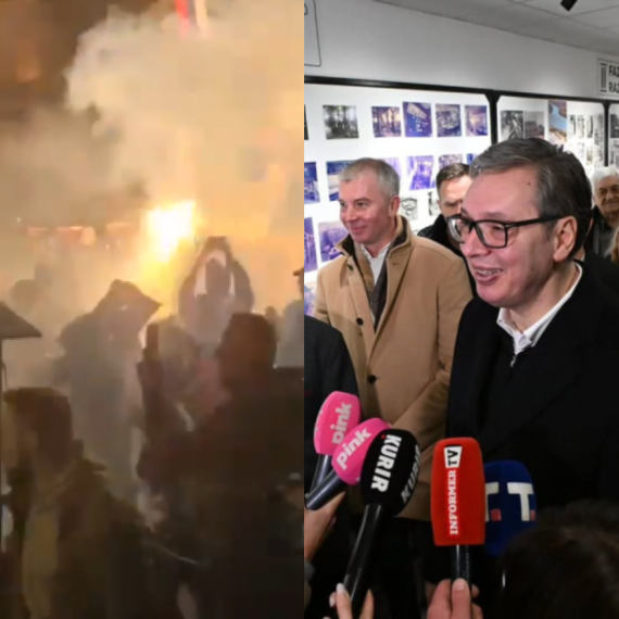 Dva lica Srbije: "Dok Vučić ispunjava obećanja, gradi i brine o narodu – blokaderi pale, ruše i lome" FOTO