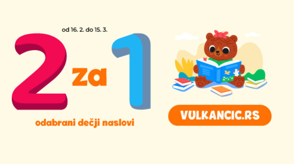 Dve knjige po ceni jedne: Više od 100 naslova za mališane
