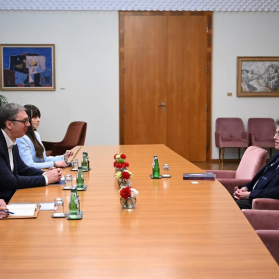 Vučić sa Tjerijem de Monbrijalom: Ponovio sam da će Srbija ostati dosledna principima prava i pravde