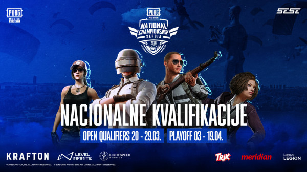 Prijave za 2026 PUBG MOBILE SERBIA NATIONAL CHAMPIONSHIP su OTVORENE!