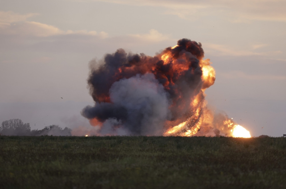 Srušio se F-16: Izbio veliki plamen FOTO/VIDEO