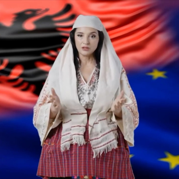 Albanska glumica traži milion evra: Vlada od njenog lika napravila "ministarku bota" VIDEO