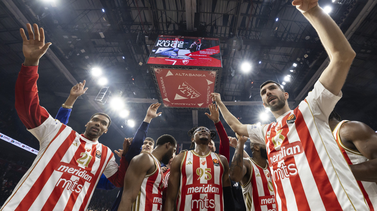 Ovako sada izgleda tabela Evrolige – Partizan gleda u dno, Zvezda u "sigurnoj zoni"