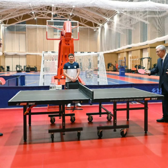 Vučić se zahvalio Tokajevom na gostoprimstvu: Igrao sam protiv najboljeg stonotenisera među političarima FOTO