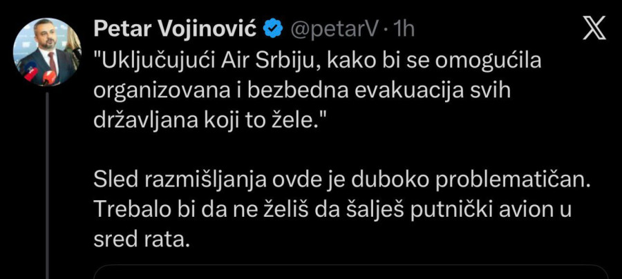 Savo Manojlović pokušava na ratu koji je pogodio Bliski istok da sakupi politčke poene FOTO