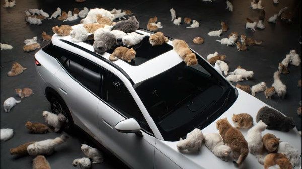 Neobična kampanja: Kineski automobil u Engleskoj promovišu mačke VIDEO