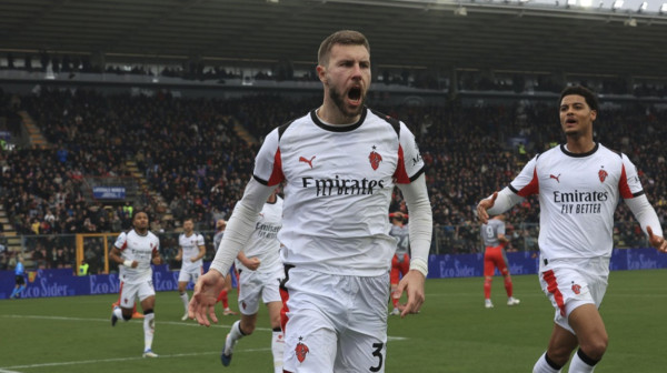 Pavlović u 89' sprečio blamažu Milana – još živi san o tituli VIDEO