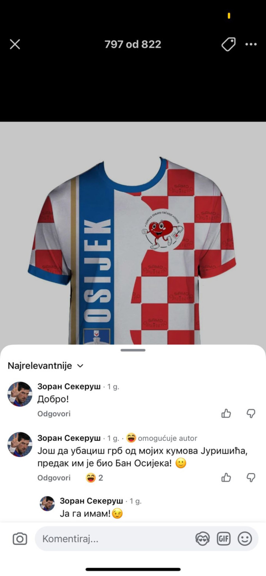 Blokaderi u Kuli štampaju hrvatske dresove FOTO