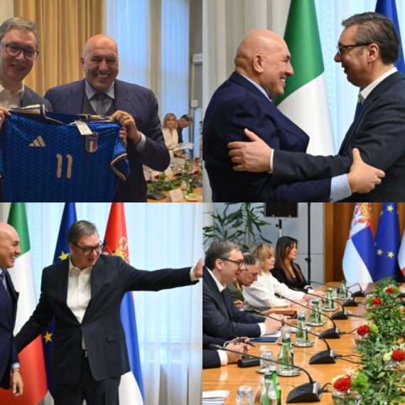 Vučić sa Krozetom: "Srbija ostaje posvećena politici mira"; Dobio i poklon: "Posebna čast za mene" FOTO/VIDEO