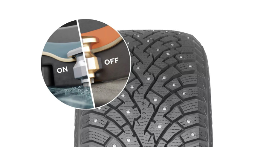 Revolucija: Zimska guma sa automatskim šiljcima koji se aktiviraju kad je mraz! FOTO/VIDEO