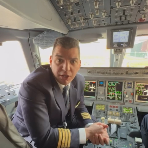 Avion "Er Srbije" poleteo ka Šarm el Šeiku; Oglasio se srpski kapetan: Uvek smo tu za državljane Srbije VIDEO