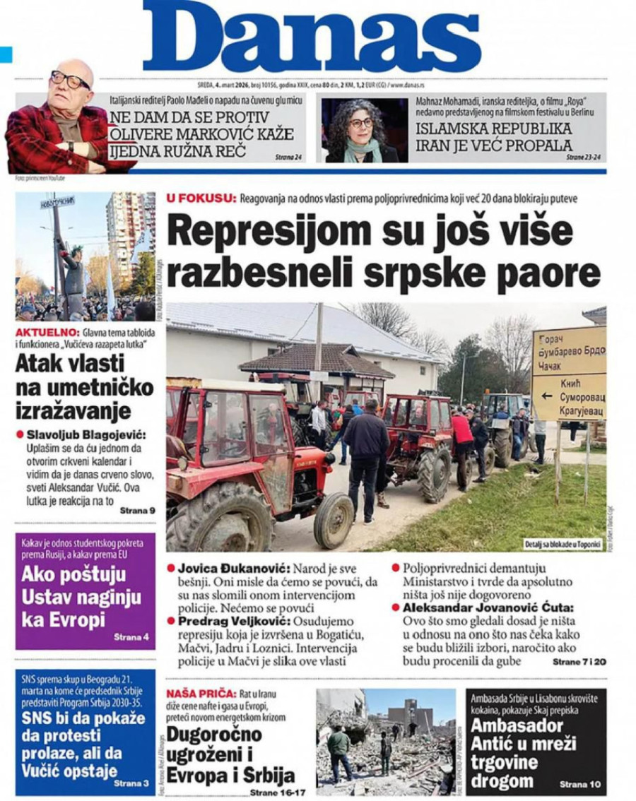 Licemerje opozicionih medija: Razapinjanje lutke sa Vučićevim likom za njih je umetničko izražavanje? FOTO