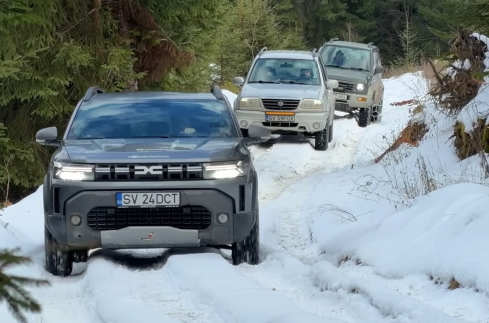 Pogledajte test na Karpatima: Duster vs. Pajero Junior vs. Land Cruiser vs. Vitara VIDEO