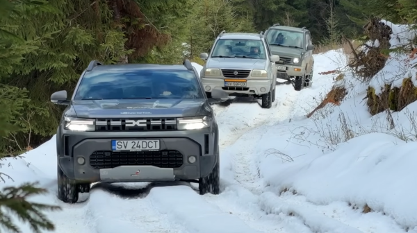 Pogledajte test na Karpatima: Duster vs. Pajero Junior vs. Land Cruiser vs. Vitara VIDEO