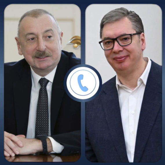 Vučić razgovarao sa Alijevim o situaciji na Bliskom istoku: "Zabrinutost zbog daljeg zaoštravanja sukoba" FOTO