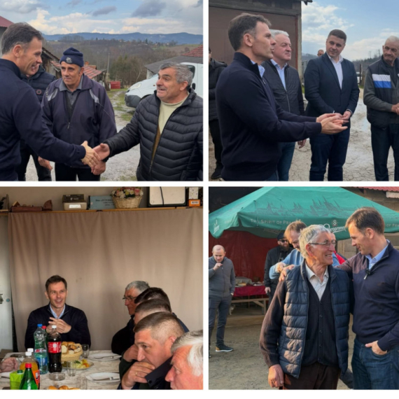 Mali posetio domaćinstva Broćića i Ćendića: Srpskom seljaku potrebne su njive i putevi FOTO