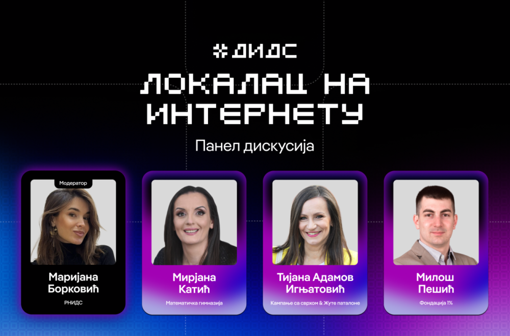 Panel diskusija Lokalac na internetu: Kada digitalne platforme postanu pokretač stvarnih promena