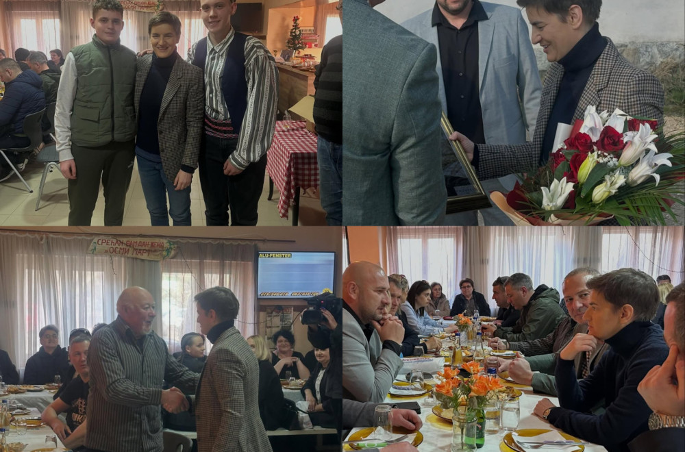 Brnabić u Valevcu: "Hvala na domaćinskoj atmosferi"; "Za nas nema građana prvog i drugog reda" FOTO