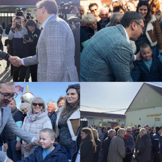 Vučić u poseti Zapadnobačkom okrugu: Obišao vinske podrume u Crvenki i crkvu Svetog Nikolaja u Sivcu VIDEO