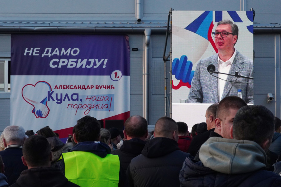 Veliki skup u Sivcu; Vučić: Da ih pobedimo ubedljivo 29. marta i pokažemo koliko volimo zemlju FOTO/VIDEO