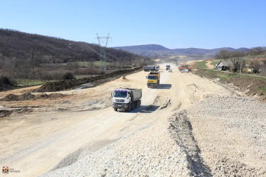 Kako napreduju radovi na Severnoj obilaznici oko Kragujevca FOTO